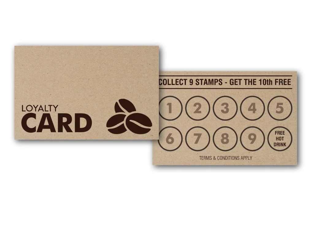 Paper Loyalty Cards